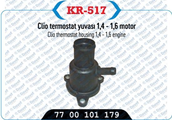 KAYA KR-517 Termostat Kapagi Megane-Clio-Logan-Duster-Sandero-Kangoo-Laguna-Scenic-Thalia